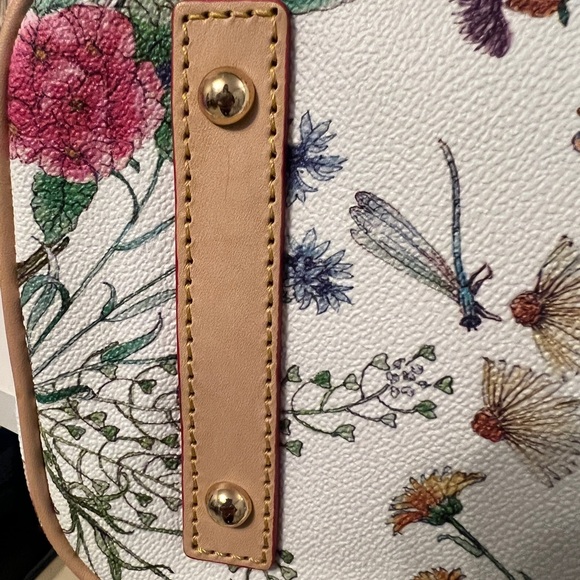Dooney & Bourke Botanical Leather Satchel - Picture 11 of 12